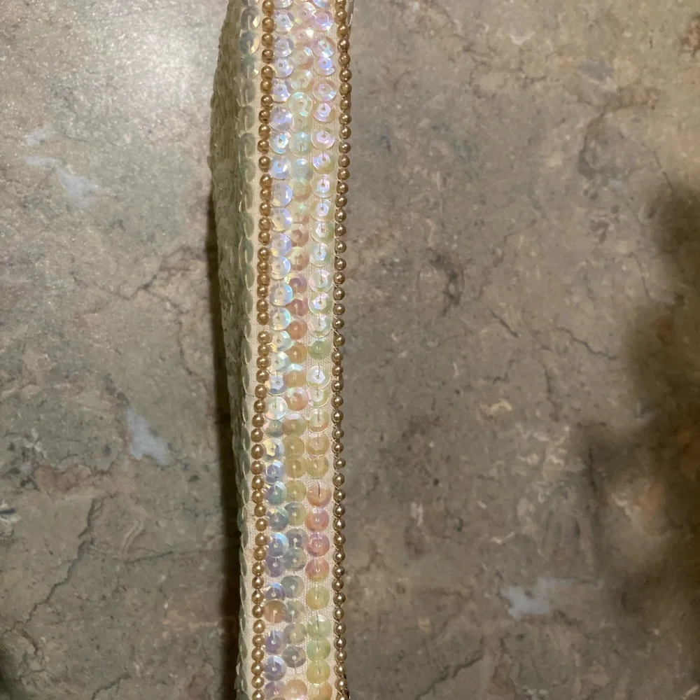 Vintage 1950s bag by Debbie hand made in Japan. Hand beaded and sequins. - Picture 7 of 8